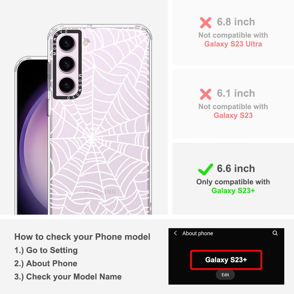 Spider Web Phone Case - Samsung Galaxy S23 Plus Case - MOSNOVO