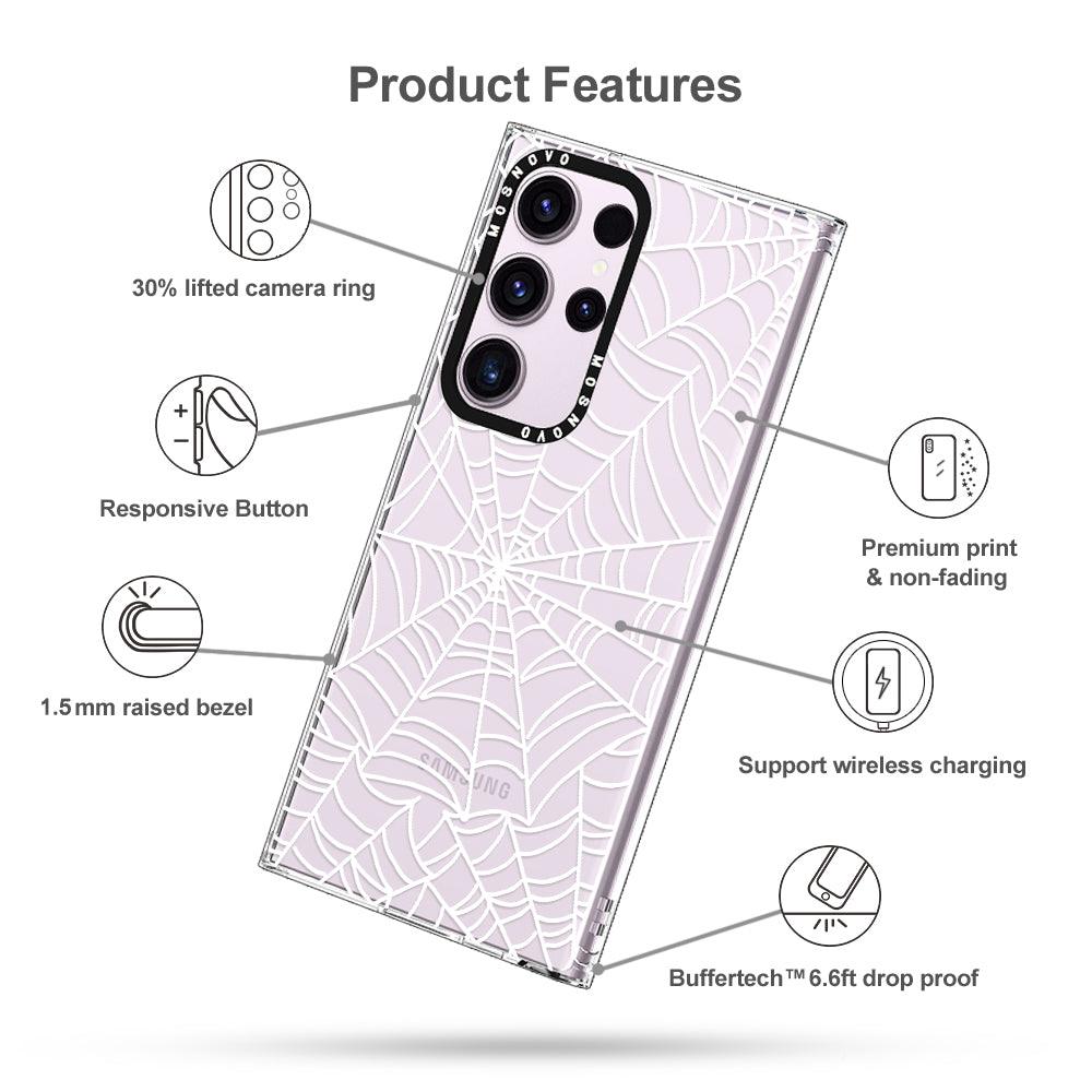 Spider Web Phone Case - Samsung Galaxy S23 Ultra Case - MOSNOVO