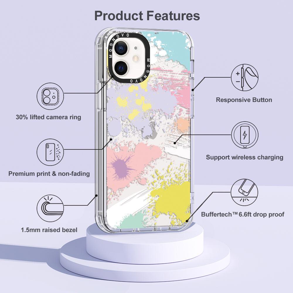 Splash Paint Phone Case - iPhone 12 Case - MOSNOVO