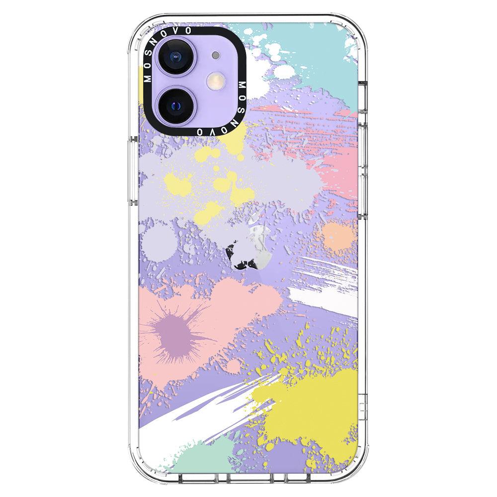 Splash Paint Phone Case - iPhone 12 Case - MOSNOVO