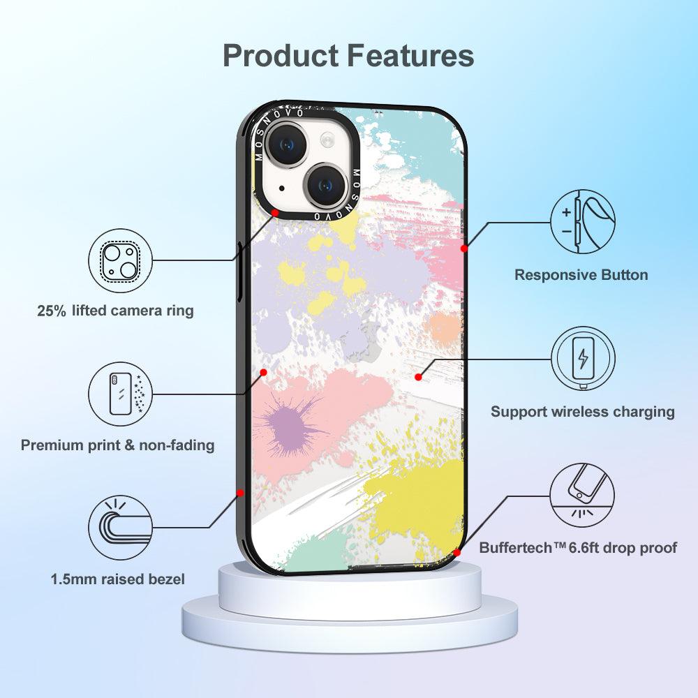 Splash Paint Phone Case - iPhone 14 Plus Case - MOSNOVO