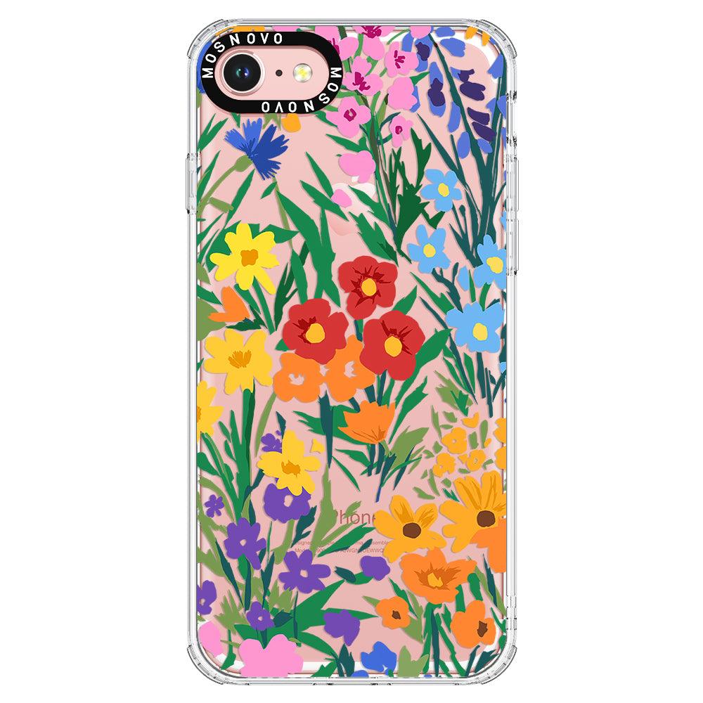 Spring Botanical Flower Floral Phone Case - iPhone 7 Case - MOSNOVO