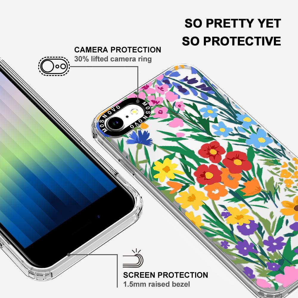 Spring Botanical Flower Floral Phone Case - iPhone 7 Case - MOSNOVO
