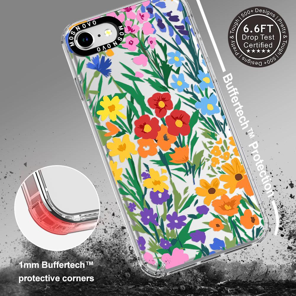 Spring Botanical Flower Floral Phone Case - iPhone 7 Case - MOSNOVO