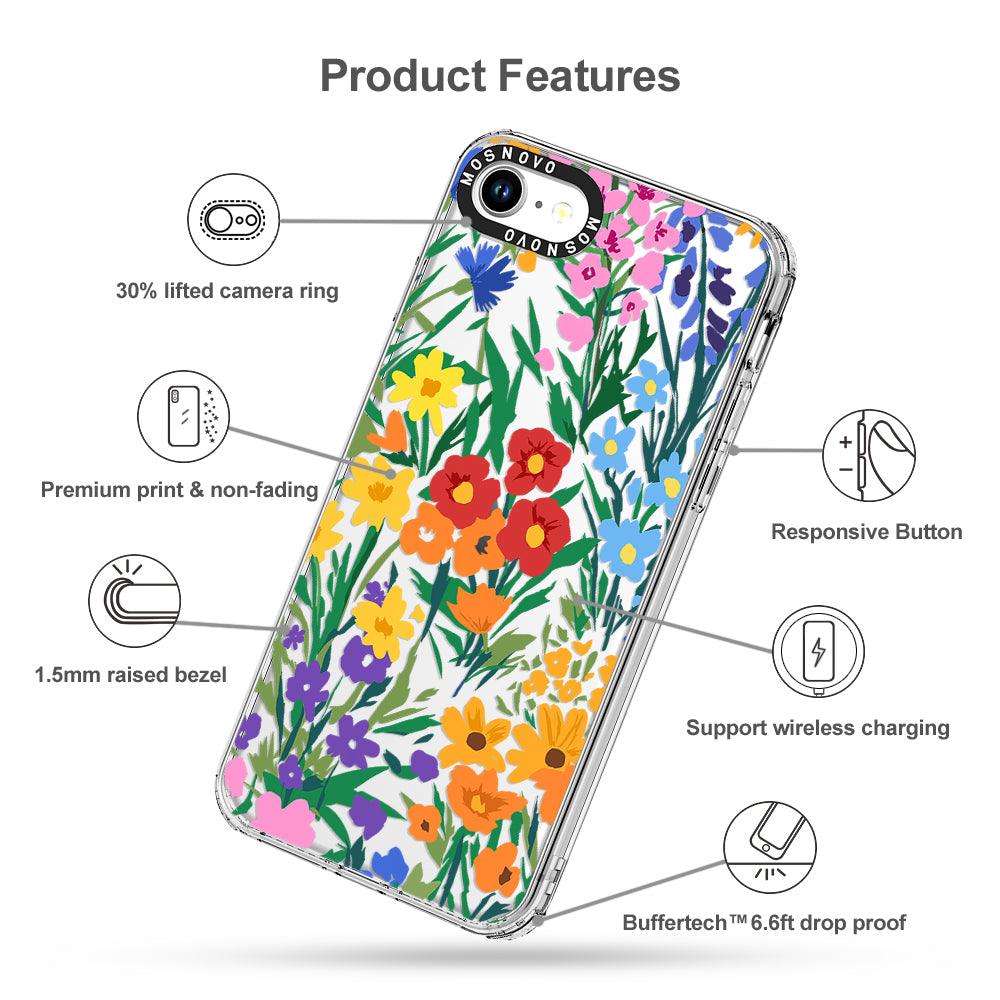 Spring Botanical Flower Floral Phone Case - iPhone 7 Case - MOSNOVO