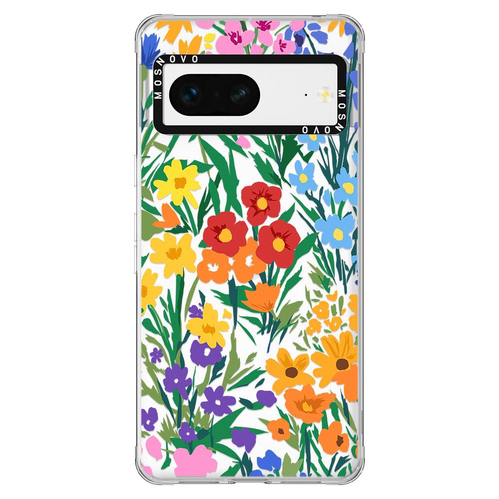 Spring Botanical Flower Phone Case - Google Pixel 7 Case - MOSNOVO