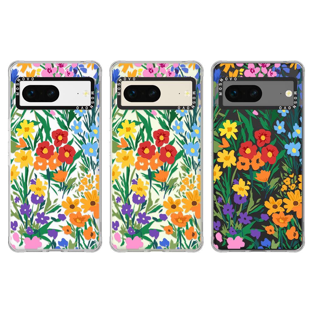 Spring Botanical Flower Phone Case - Google Pixel 7 Case - MOSNOVO