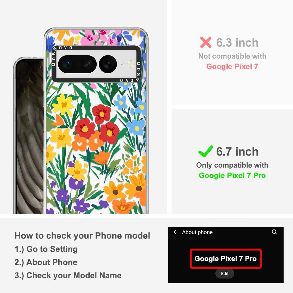 Spring Botanical Flower Phone Case - Google Pixel 7 Pro Case - MOSNOVO