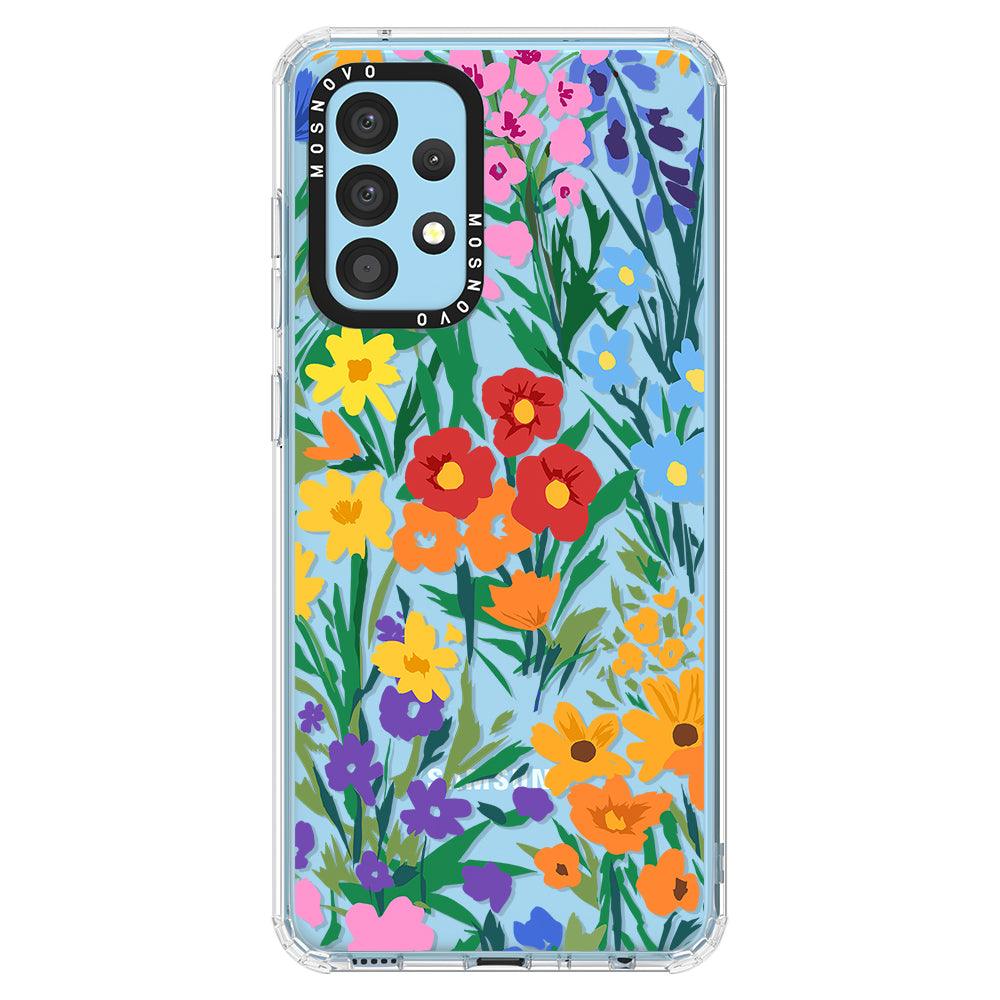 Spring Botanical Flower Phone Case - Samsung Galaxy A52 & A52s Case - MOSNOVO