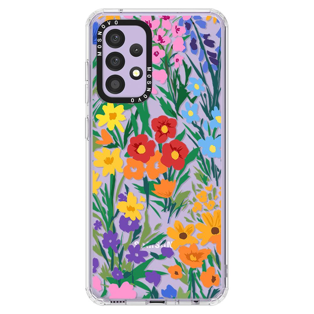 Spring Botanical Flower Phone Case - Samsung Galaxy A52 & A52s Case - MOSNOVO