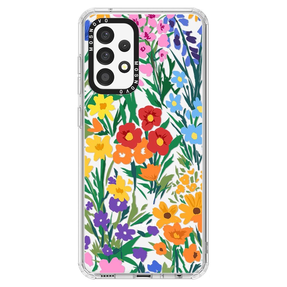 Spring Botanical Flower Phone Case - Samsung Galaxy A52 & A52s Case - MOSNOVO