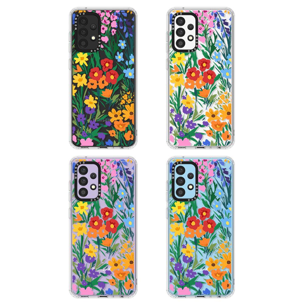 Spring Botanical Flower Phone Case - Samsung Galaxy A52 & A52s Case - MOSNOVO