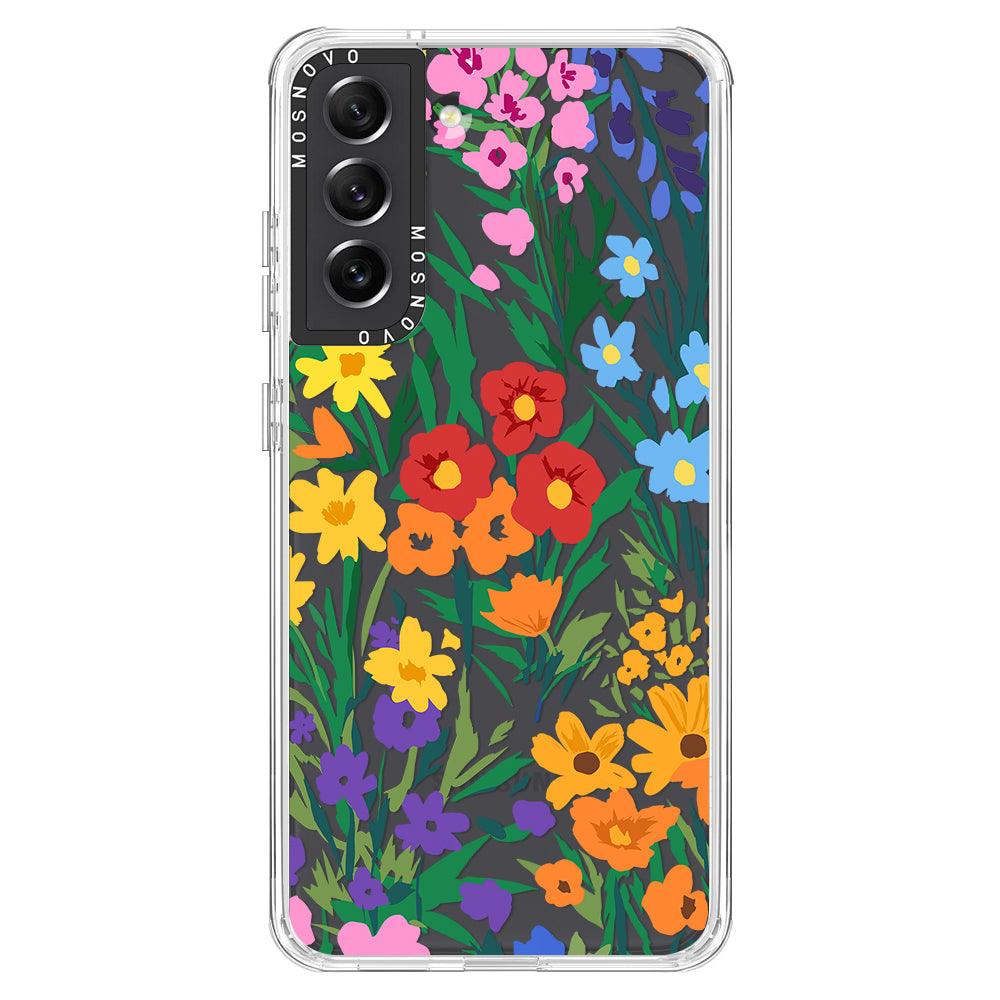 Spring Botanical Flower Phone Case - Samsung Galaxy S21 FE Case - MOSNOVO