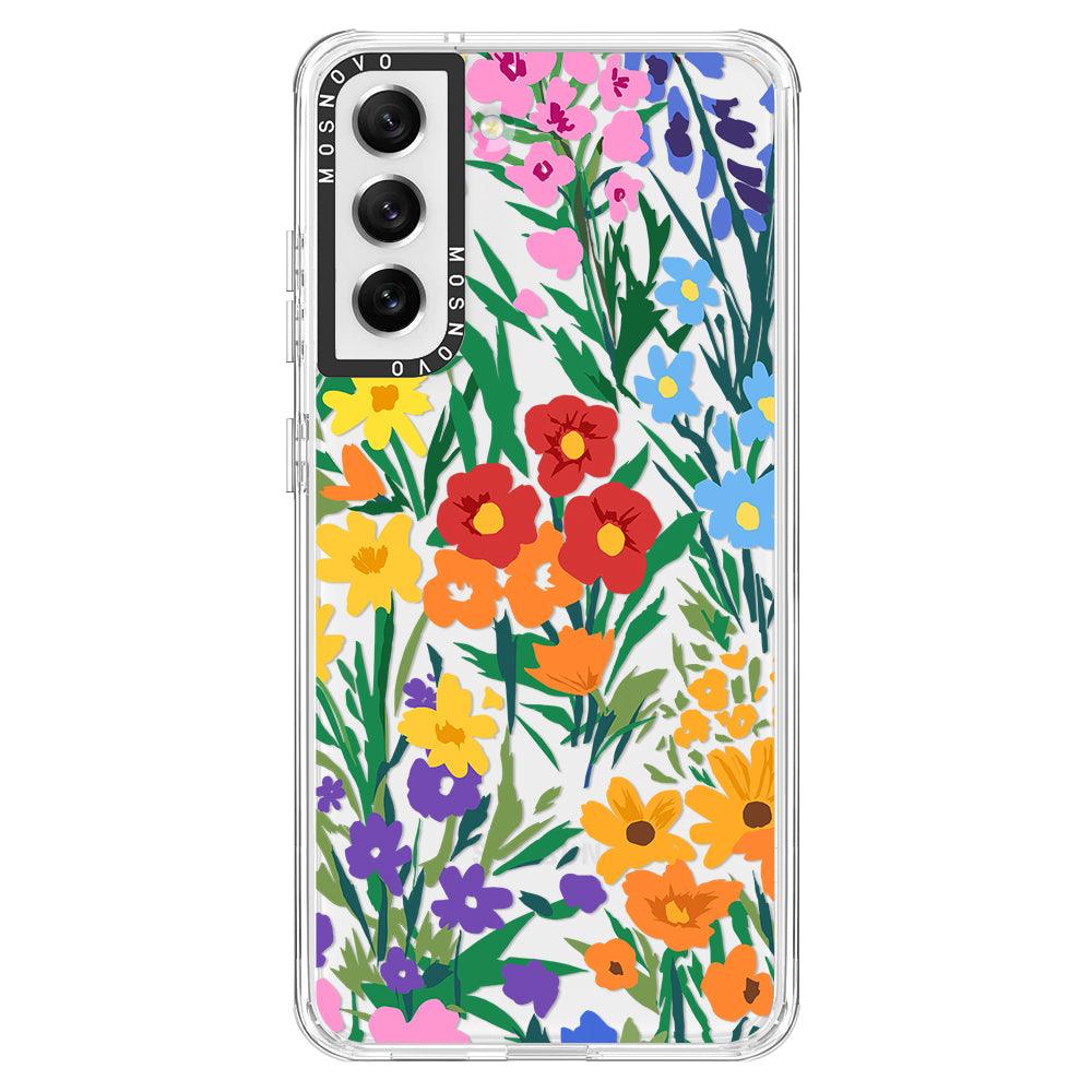 Spring Botanical Flower Phone Case - Samsung Galaxy S21 FE Case - MOSNOVO