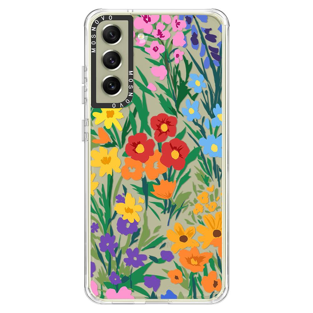 Spring Botanical Flower Phone Case - Samsung Galaxy S21 FE Case - MOSNOVO