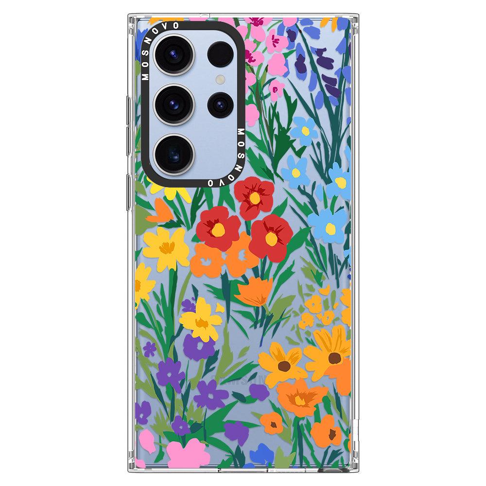 Spring Botanical Flower Phone Case - Samsung Galaxy S23 Ultra Case - MOSNOVO