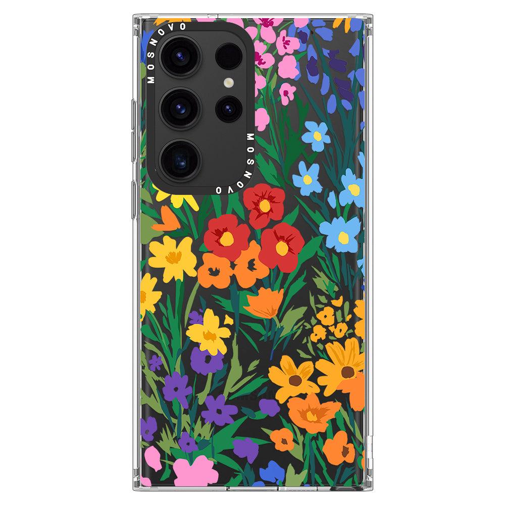 Spring Botanical Flower Phone Case - Samsung Galaxy S23 Ultra Case - MOSNOVO