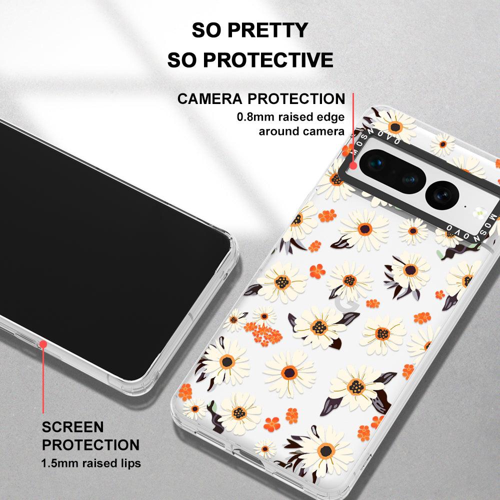 Spring Daisy Phone Case - Google Pixel 7 Pro Case - MOSNOVO