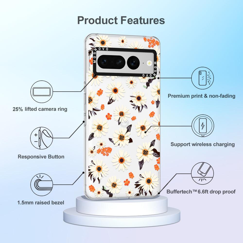 Spring Daisy Phone Case - Google Pixel 7 Pro Case - MOSNOVO