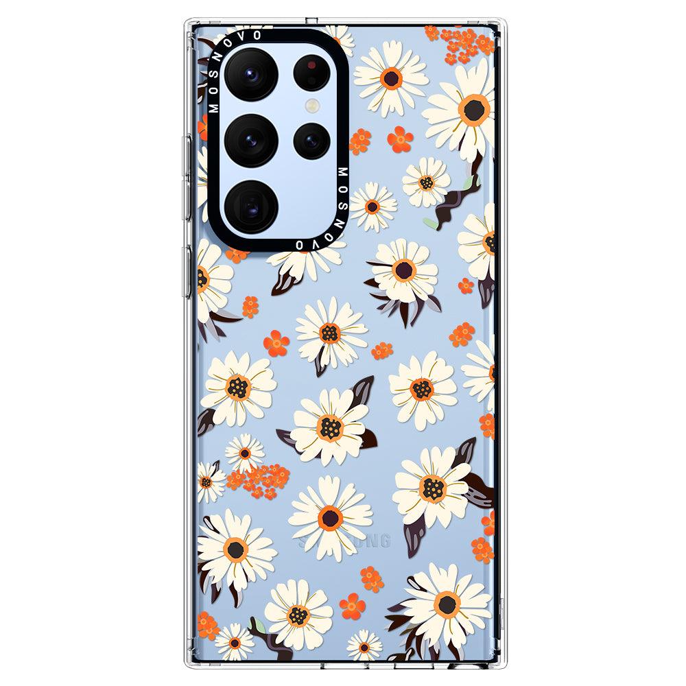 Spring Daisy Phone Case - Samsung Galaxy S22 Ultra Case - MOSNOVO