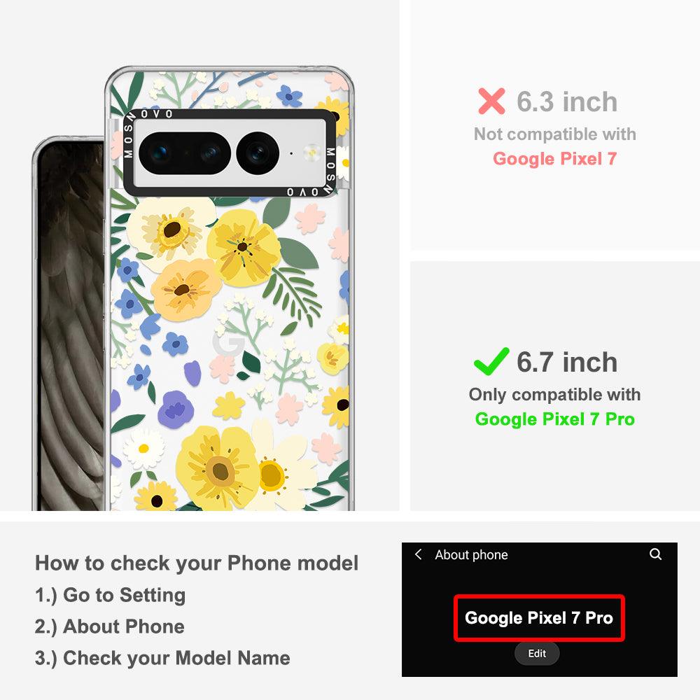 Spring Flower Phone Case - Google Pixel 7 Pro Case - MOSNOVO