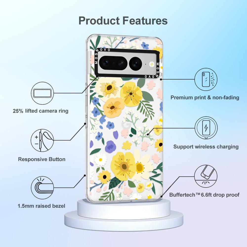 Spring Flower Phone Case - Google Pixel 7 Pro Case - MOSNOVO