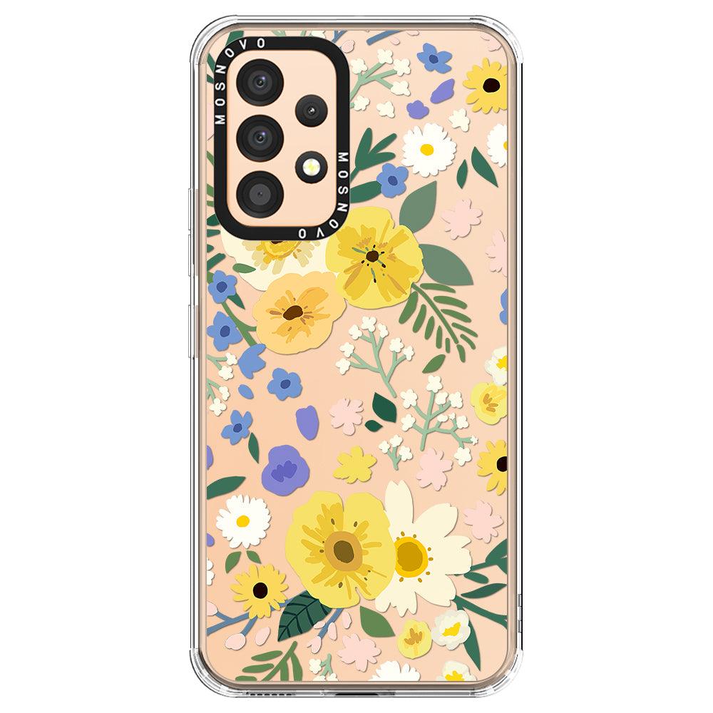 Spring Flower Phone Case - Samsung Galaxy A53 Case - MOSNOVO