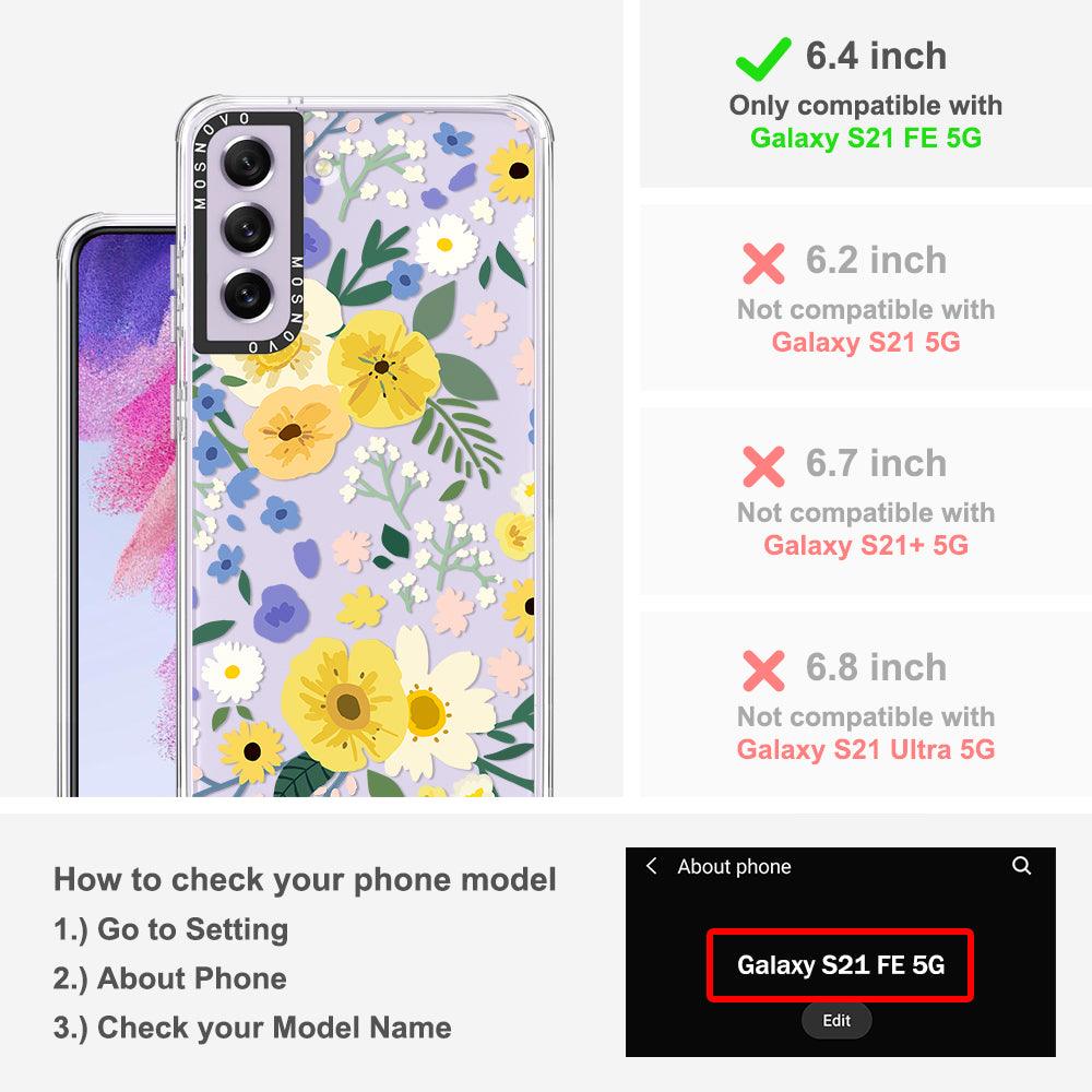Spring Flower Phone Case - Samsung Galaxy S21 FE Case - MOSNOVO