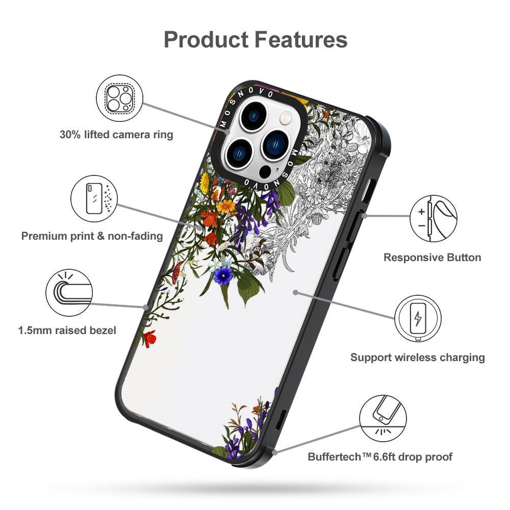 Beautiful Bloom Phone Case - iPhone 13 Pro Case - MOSNOVO