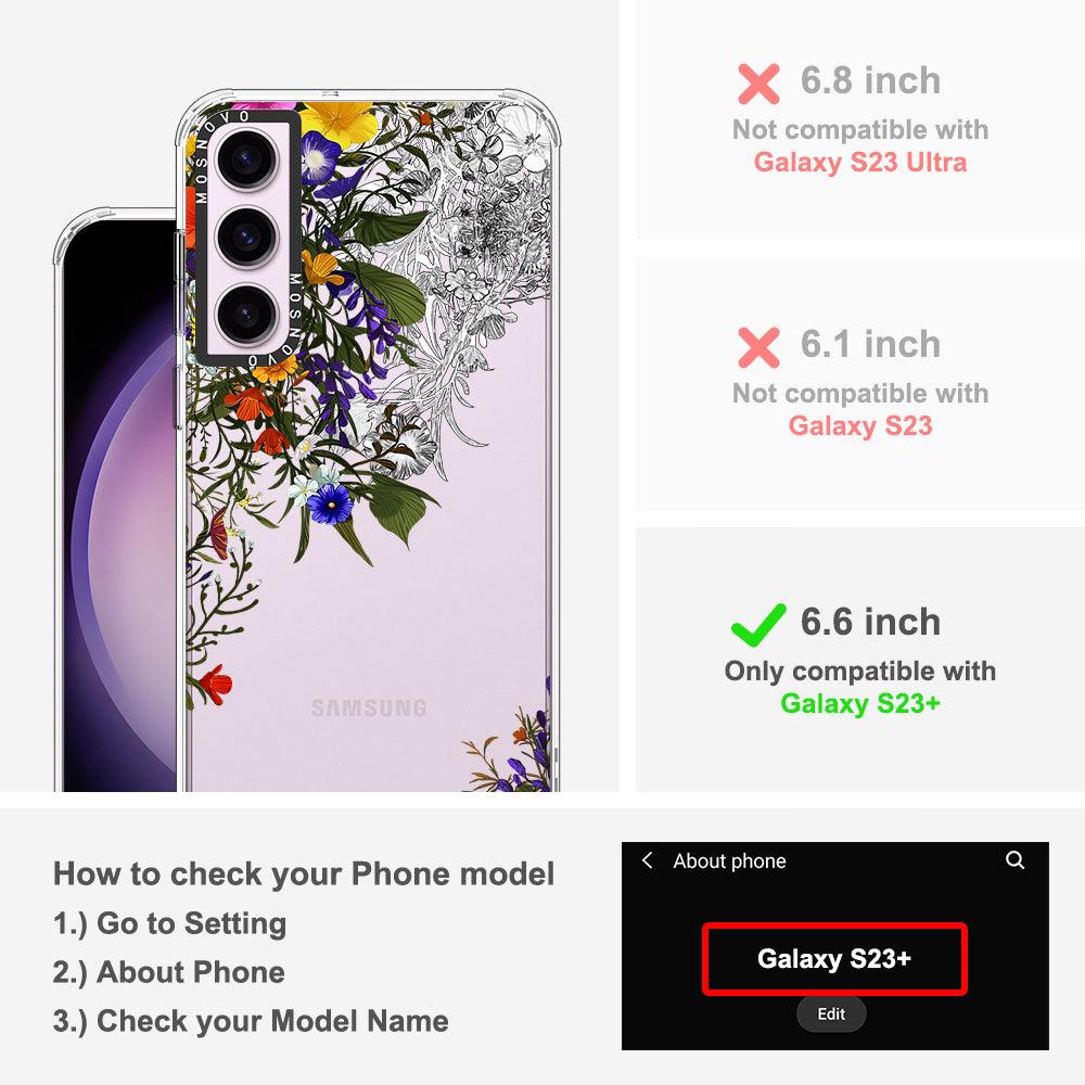 Spring Meadow Phone Case - Samsung Galaxy S23 Plus Case - MOSNOVO
