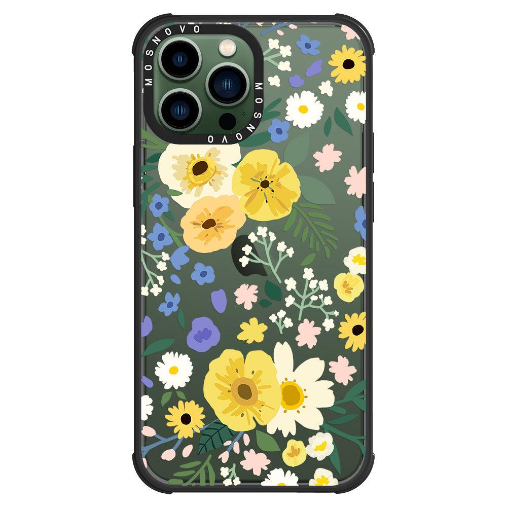 Spring Wild Floral Phone Case - iPhone 13 Pro Max Case - MOSNOVO