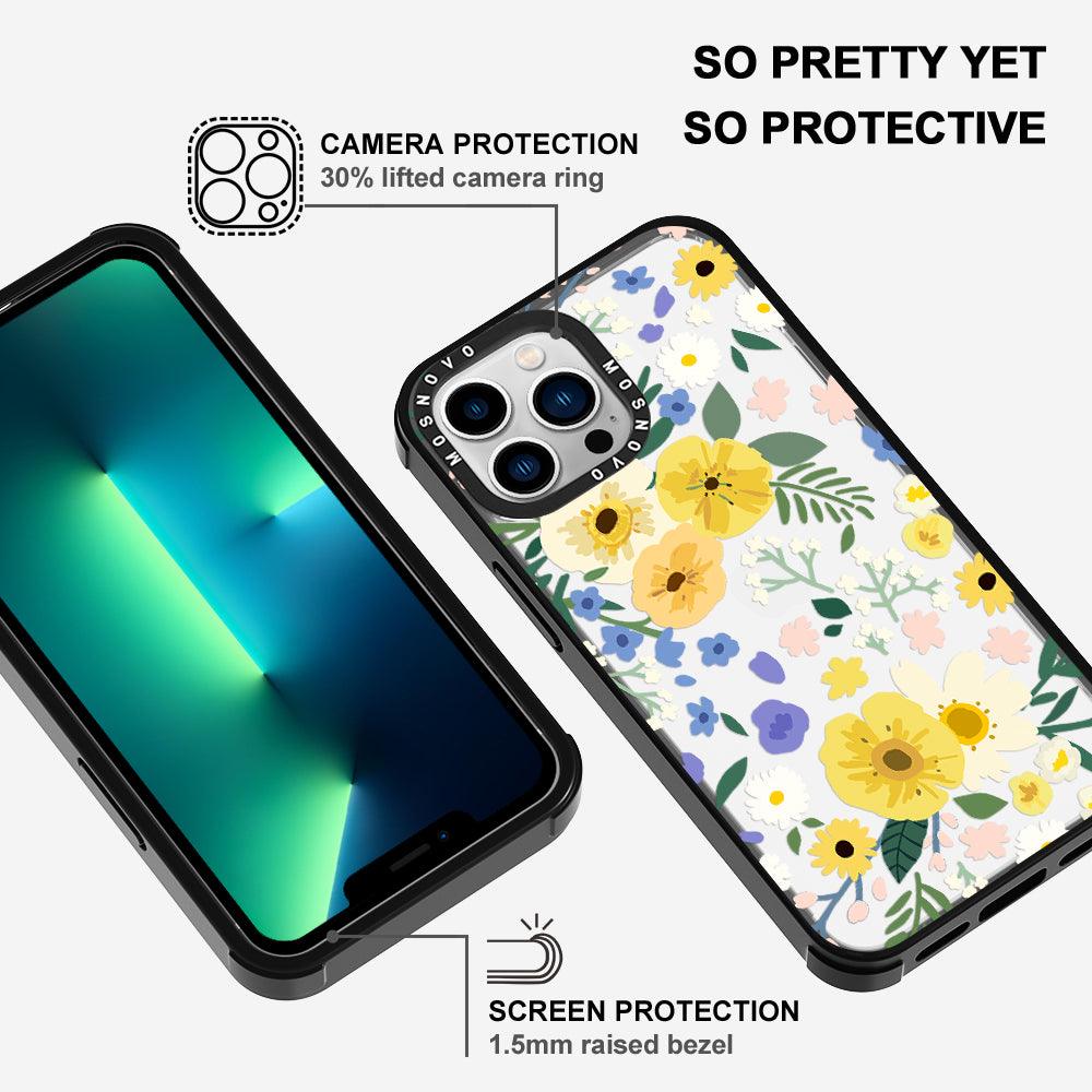 Spring Wild Floral Phone Case - iPhone 13 Pro Max Case - MOSNOVO