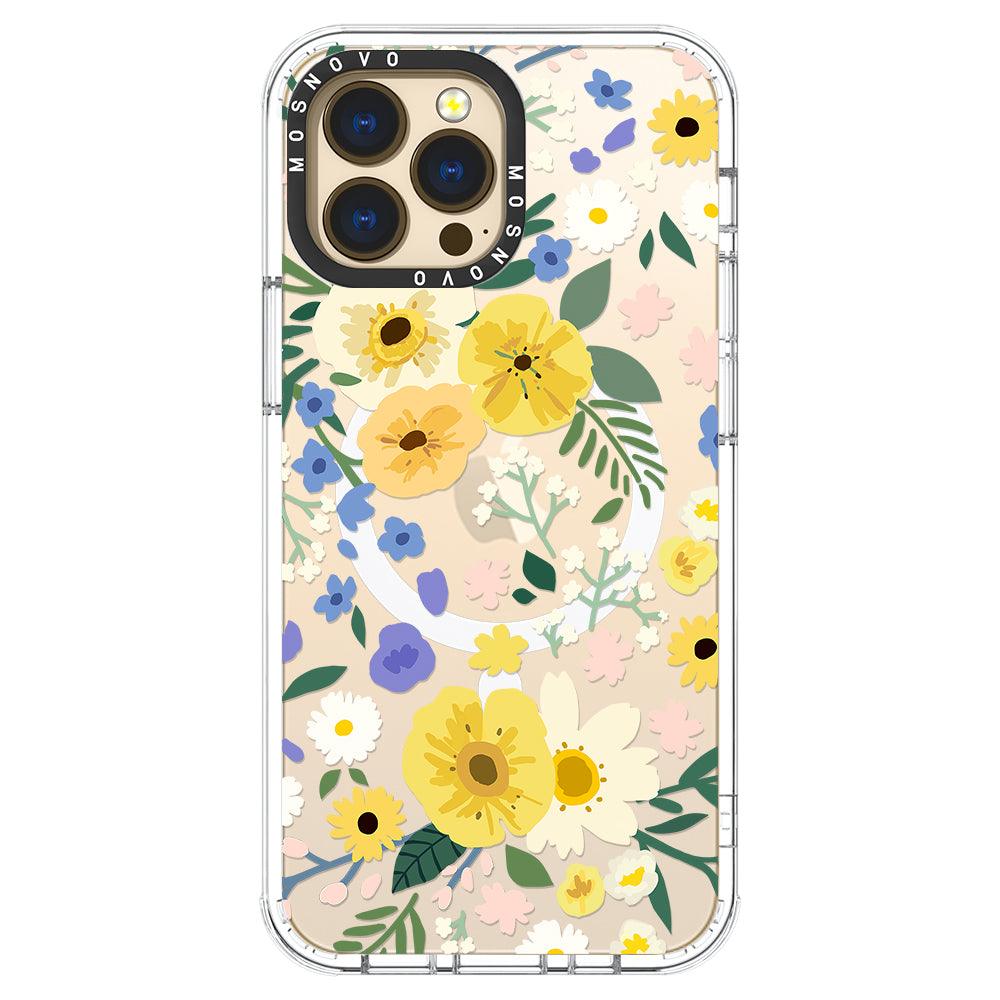 Spring Wild Floral Phone Case - iPhone 13 Pro Max Case - MOSNOVO