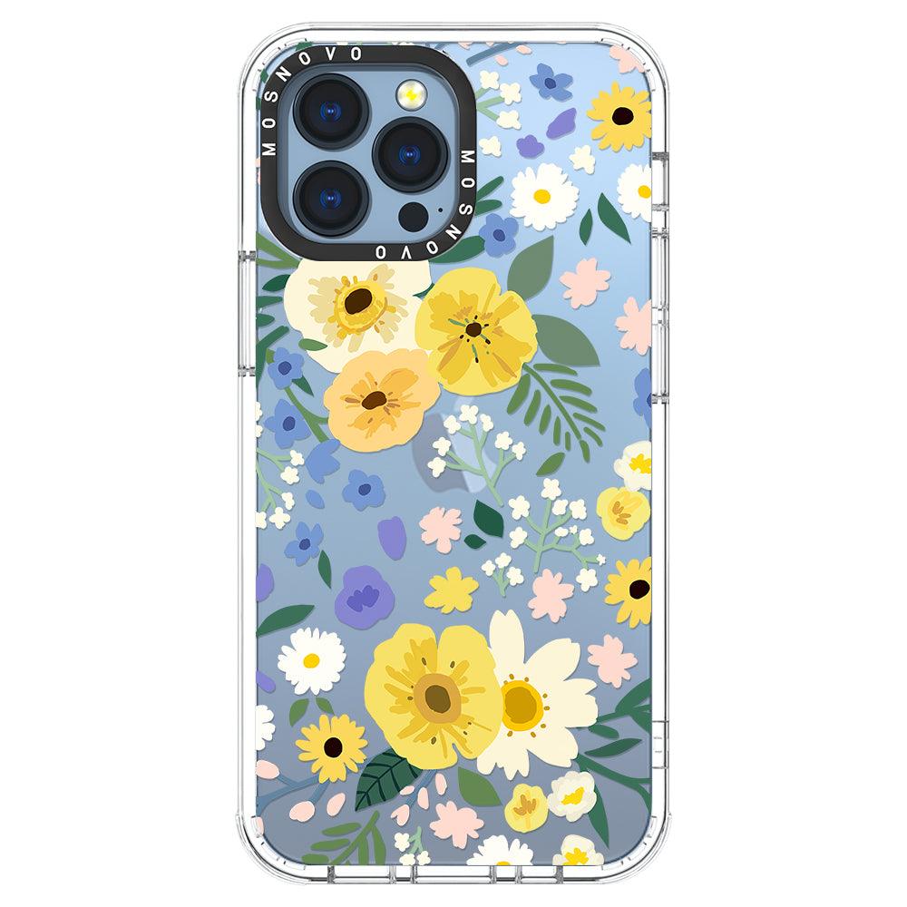 Spring Wild Floral Phone Case - iPhone 13 Pro Max Case - MOSNOVO