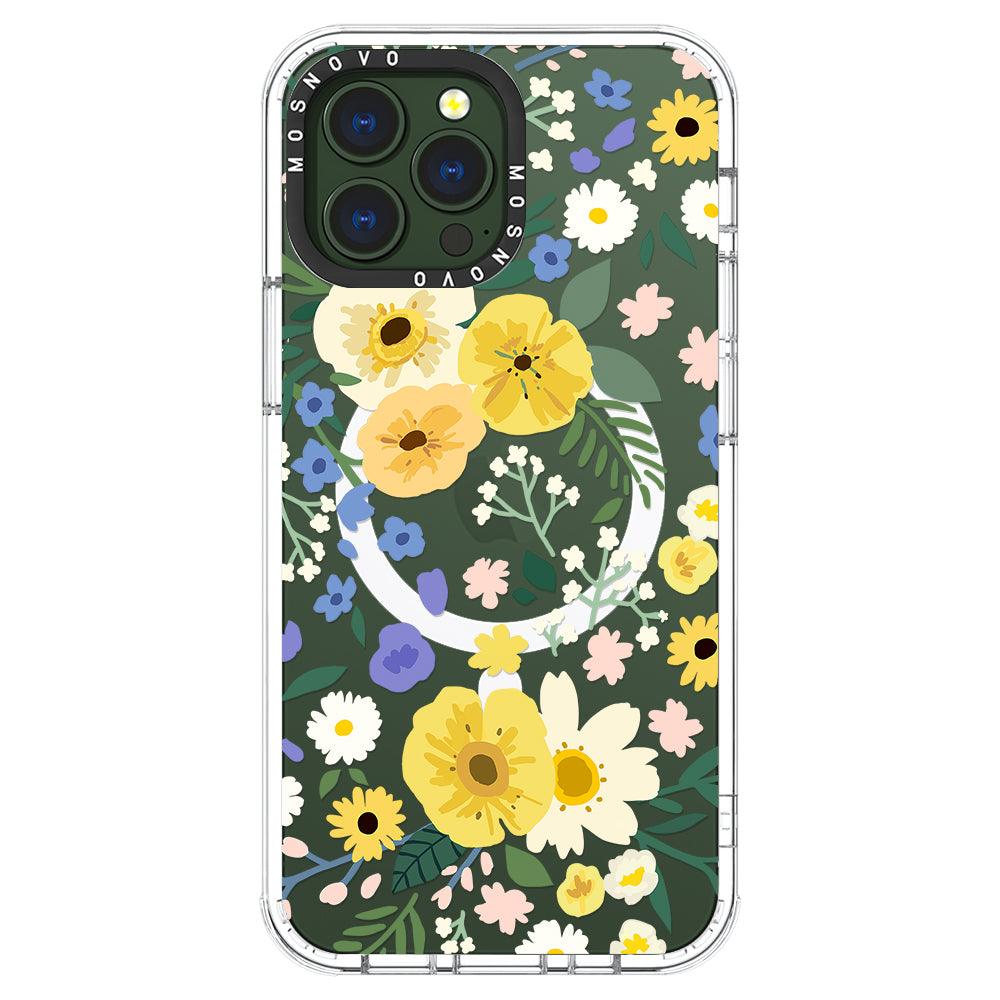 Spring Wild Floral Phone Case - iPhone 13 Pro Max Case - MOSNOVO