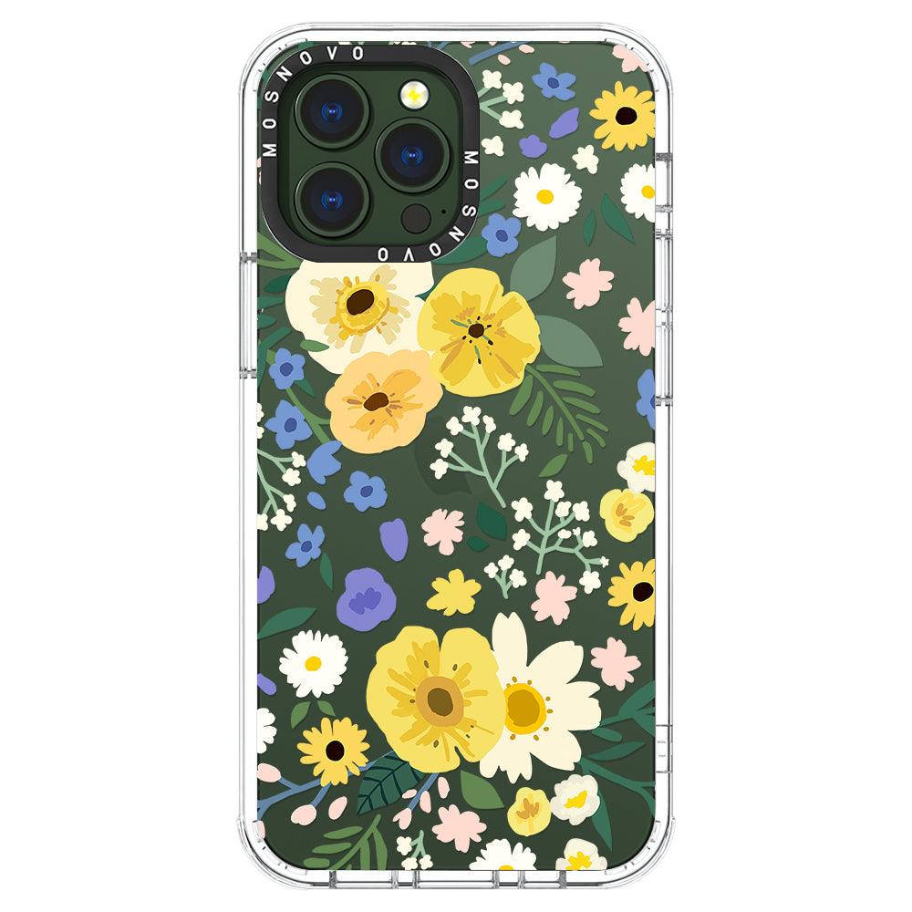 Spring Wild Floral Phone Case - iPhone 13 Pro Max Case - MOSNOVO