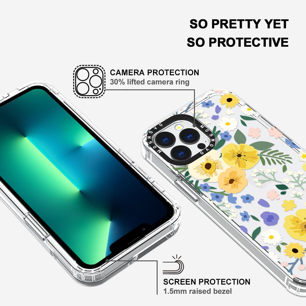 Spring Wild Floral Phone Case - iPhone 13 Pro Max Case - MOSNOVO