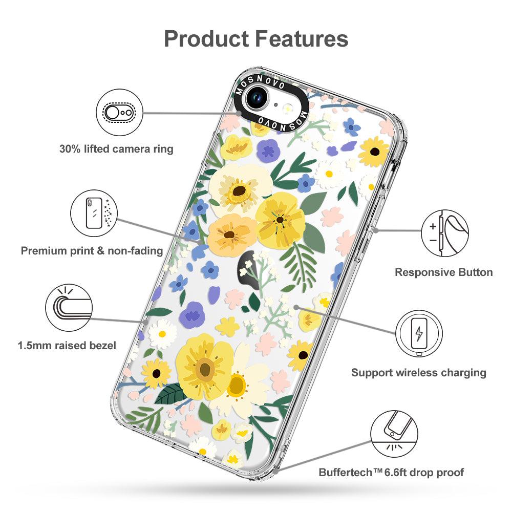 Spring Wild Floral Phone Case - iPhone 8 Case - MOSNOVO