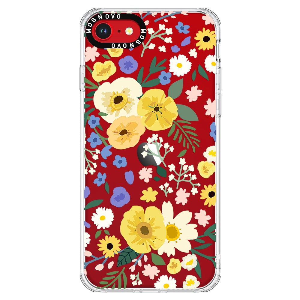 Spring Wild Floral Phone Case - iPhone SE 2020 Case - MOSNOVO