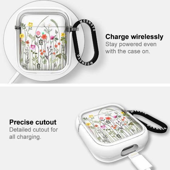 Tiny Wildflower AirPods 1/2 Case - MOSNOVO