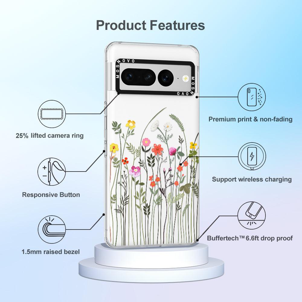 Spring Wildflower Phone Case - Google Pixel 7 Pro Case - MOSNOVO