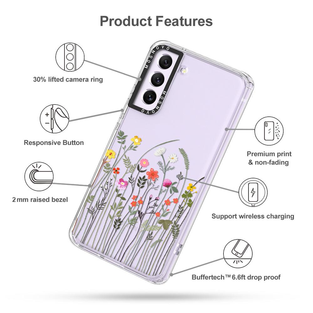 Spring Wildflower Phone Case - Samsung Galaxy S21 FE Case - MOSNOVO