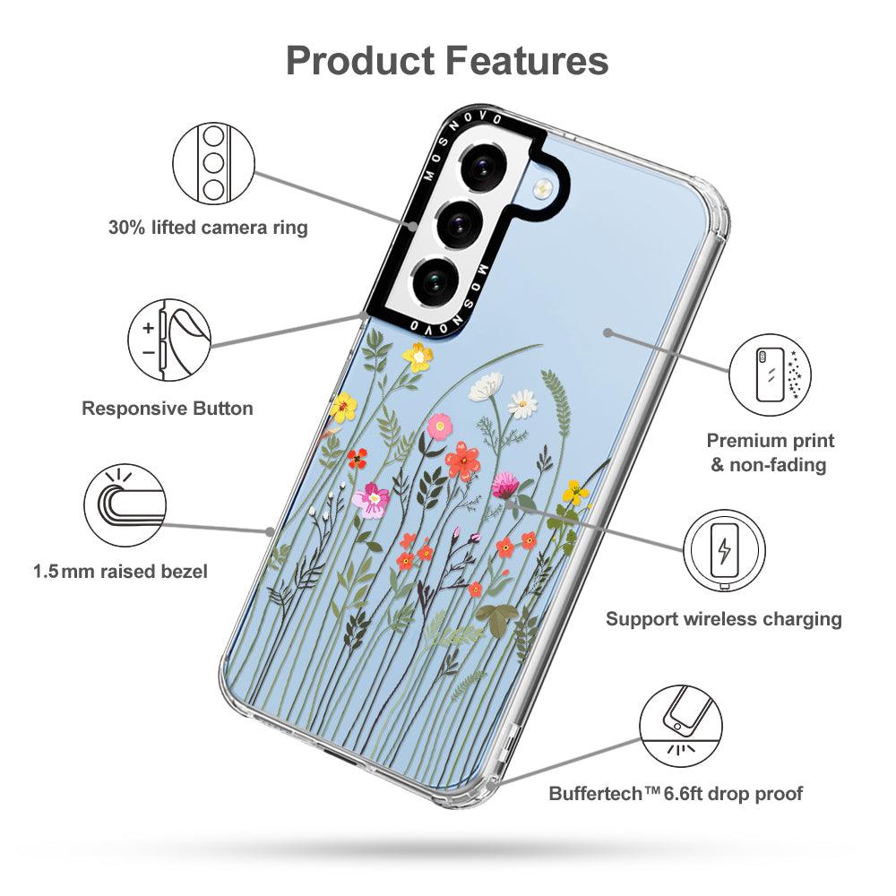 Spring Wildflower Phone Case - Samsung Galaxy S22 Case - MOSNOVO