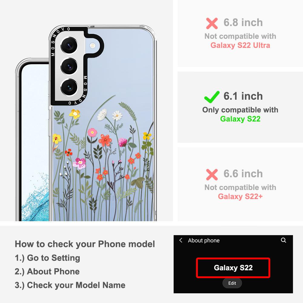 Spring Wildflower Phone Case - Samsung Galaxy S22 Case - MOSNOVO