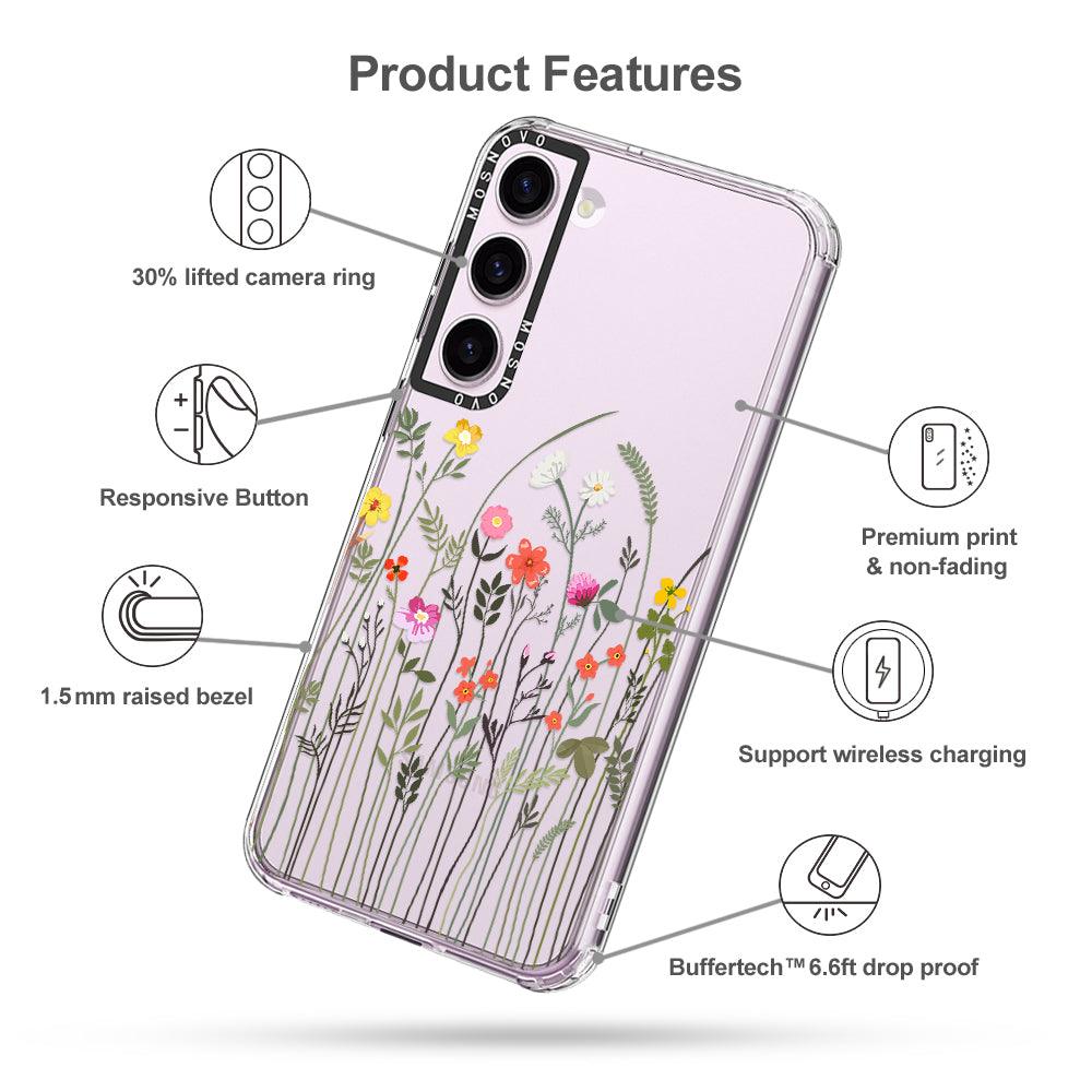 Spring Wildflower Phone Case - Samsung Galaxy S23 Plus Case - MOSNOVO