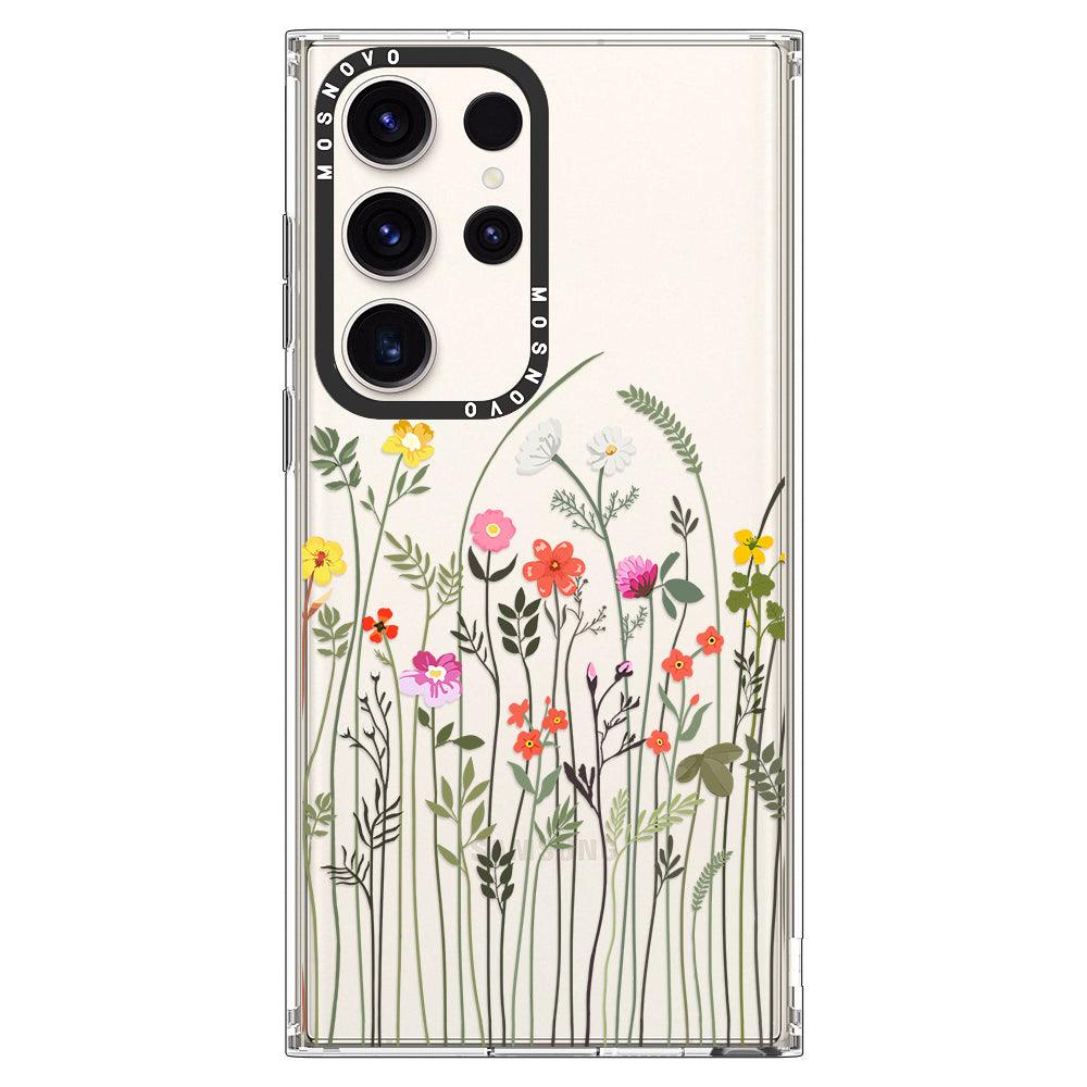 Spring Wildflower Phone Case - Samsung Galaxy S23 Ultra Case - MOSNOVO