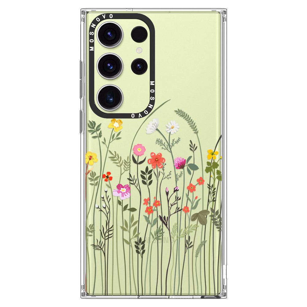 Spring Wildflower Phone Case - Samsung Galaxy S23 Ultra Case - MOSNOVO