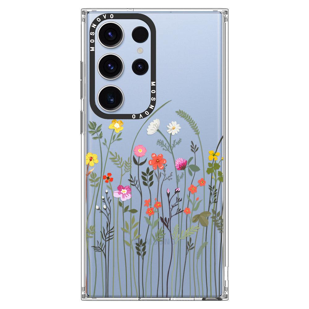 Spring Wildflower Phone Case - Samsung Galaxy S23 Ultra Case - MOSNOVO