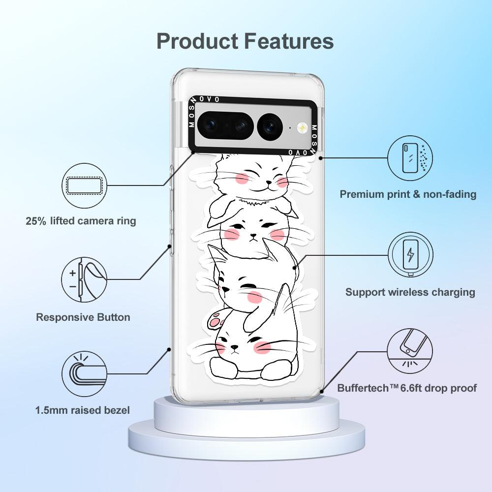 Squishcat Phone Case - Google Pixel 7 Pro Case - MOSNOVO