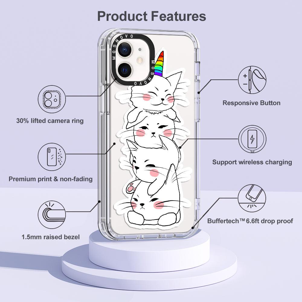 Squishcat Phone Case - iPhone 12 Case - MOSNOVO